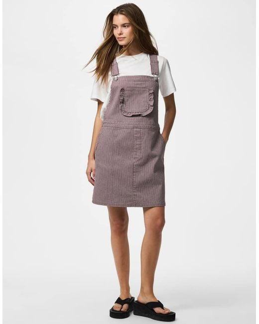 Pieces Purple Denim Dress