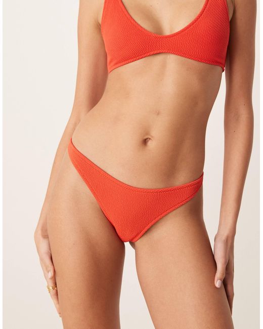 Mango Orange Textu Bikini Bottom