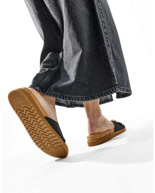 TOMS Black Marin Slide