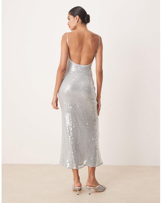 Amy Lynn Natural Scoop Neck Maxi Dress