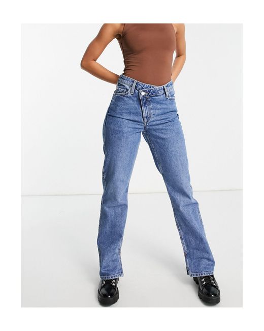 Weekday Avery Cotton Jean in Blue | Lyst