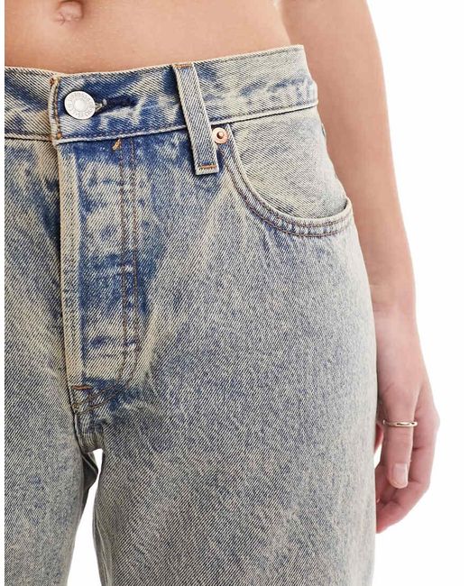 Levi's White 501 '90s Straight Fit Jeans