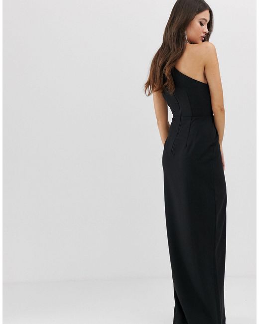 vesper one shoulder maxi dress