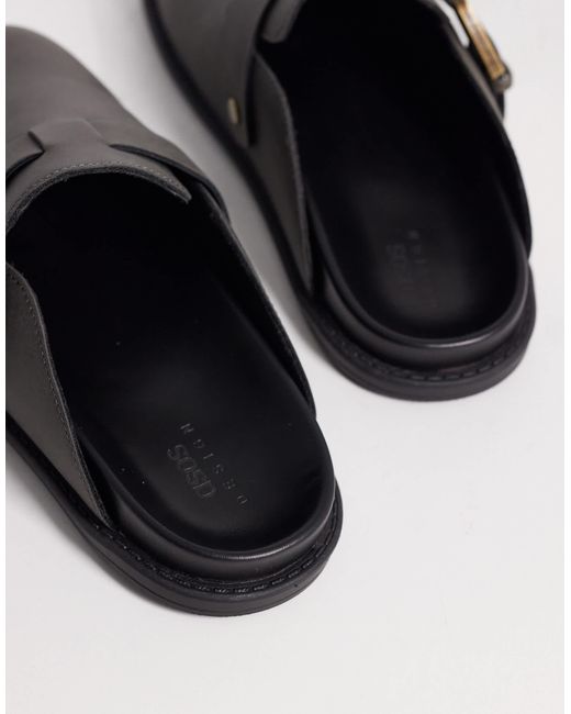 ASOS – pantoletten in Brown für Herren