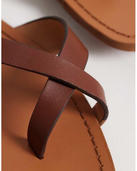 ASOS Brown Friction Sandal
