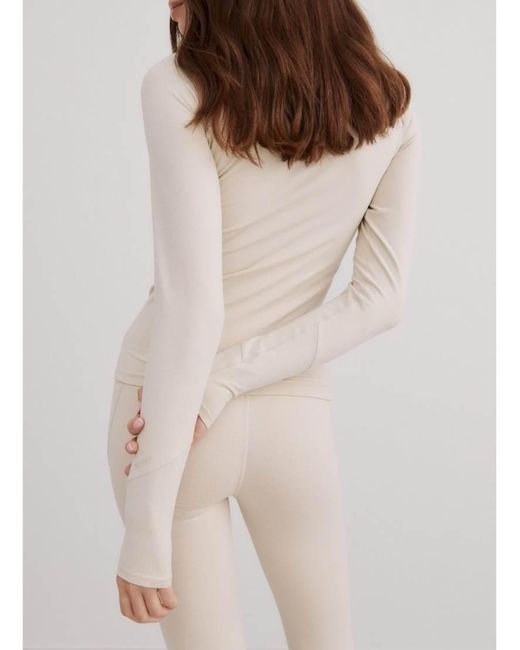 Aim'n Brown Cafe Au Lait Baselayer Long Sleeve