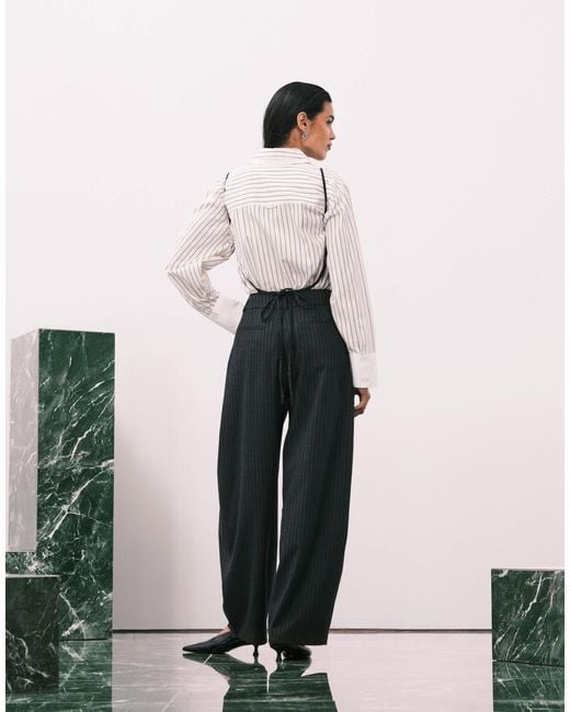 ASOS White Tailored Low Back Dungaree