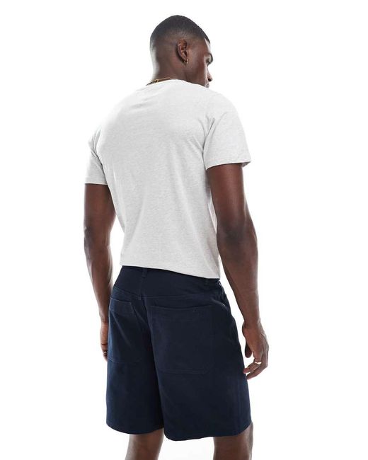 ASOS Blue Mid Length Shorts for men