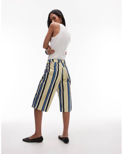 Pantaloncini Bermuda Taglio Lungo di TOPSHOP in Multicolor