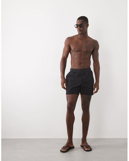 Speedo Gray Lookout Solid 16' Swim Shorts for men
