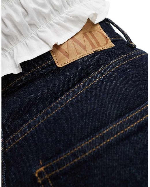 Vero Moda Blue Tessa High Waisted Wide Leg Jeans