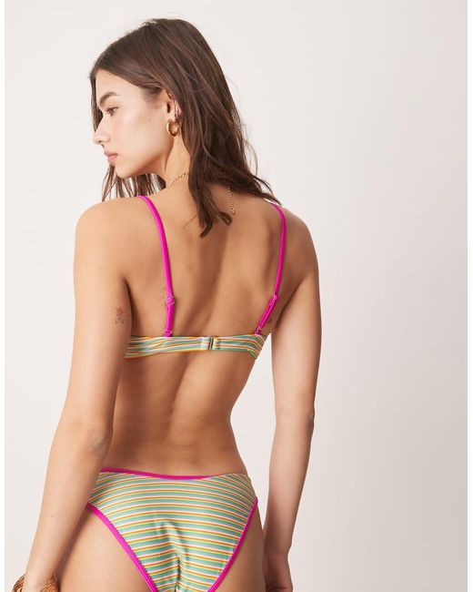 Bright Swimwear Natural Bright Swim Lola Sorbet Underwire Bikini Top