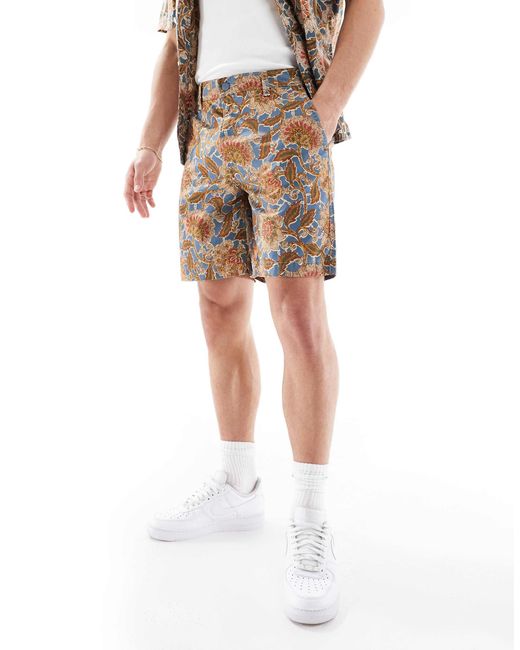Xx authentic - short chino d'ensemble décontracté en sergé à fleurs Levi's pour homme en coloris White