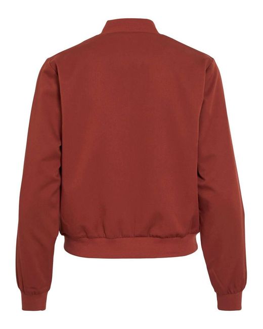 Vila Red Bomber Jacket