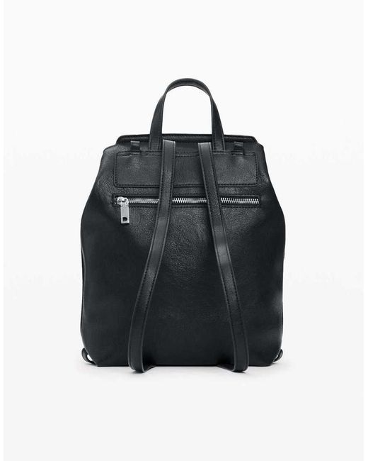 Desigual Black Medium Braided Backpack