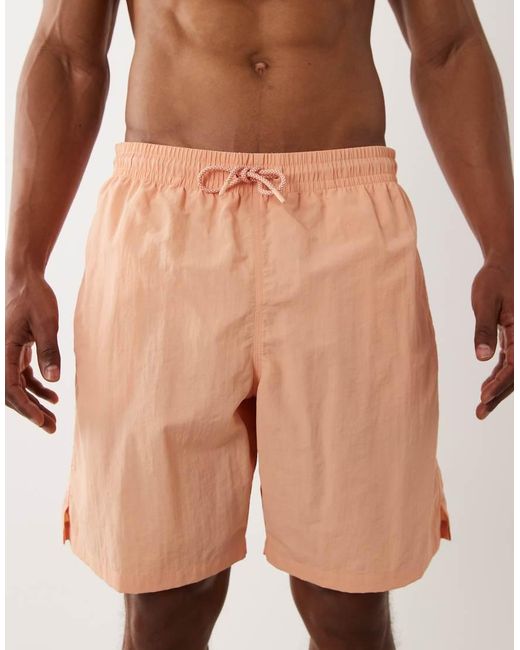Mango Natural Boxer Style Swim Shorts for men