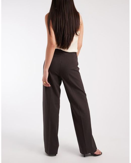 Vero Moda Multicolor Mid Waist Straight Leg Crease Front Trouser