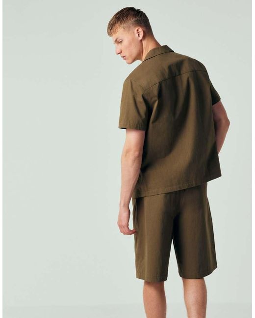 ASOS Green Co-Ord Longer Length Jort for men