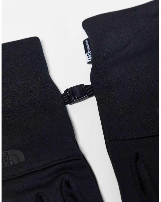 The North Face Black Etip Touchscreen Gloves for men