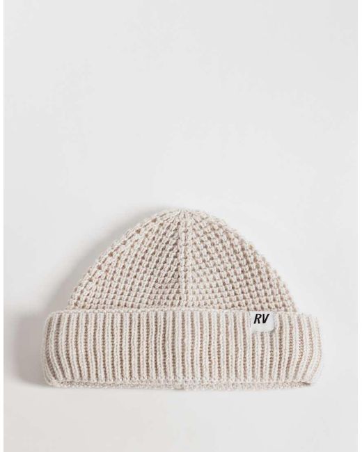 Reclaimed Vintage Natural Unisex Fisherman Beanie