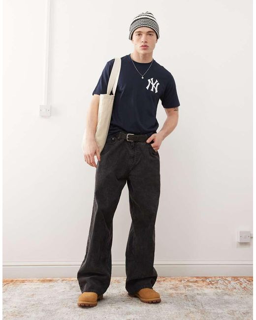 '47 Blue Ny Yankees With Back Print T-shirt for men