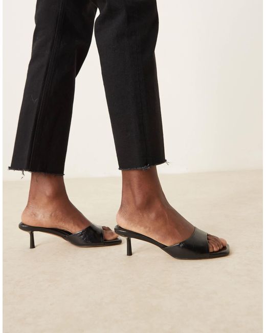 ASOS Black – hyped – mules