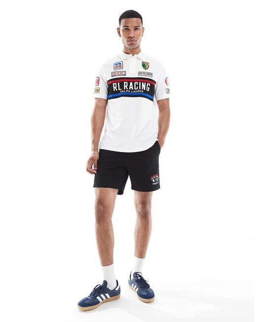 Polo Vestibilità Classica di Polo Ralph Lauren in White da Uomo