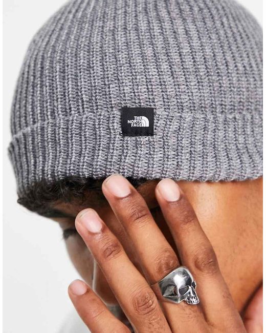 Berretto A Coste Inglesi di The North Face in Gray da Uomo