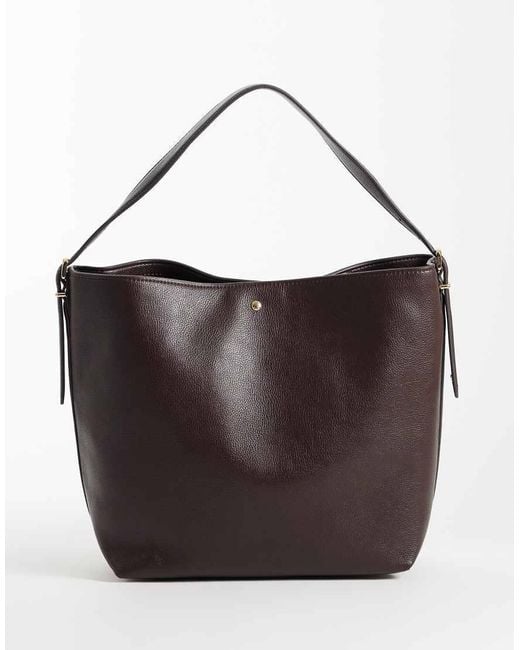 Mango Brown Bucket Bag