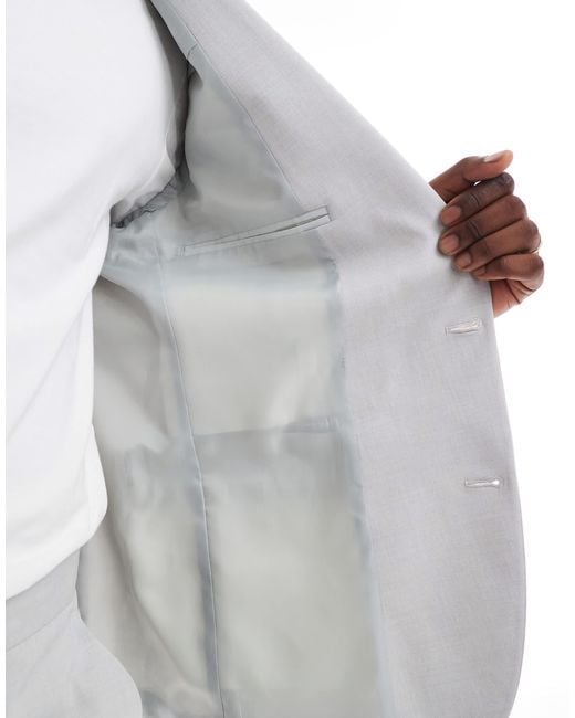 ASOS White Slim Suit Jacket for men