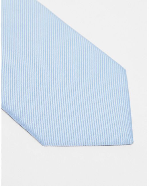 Cravatta sottile pastello di ASOS in Blue da Uomo