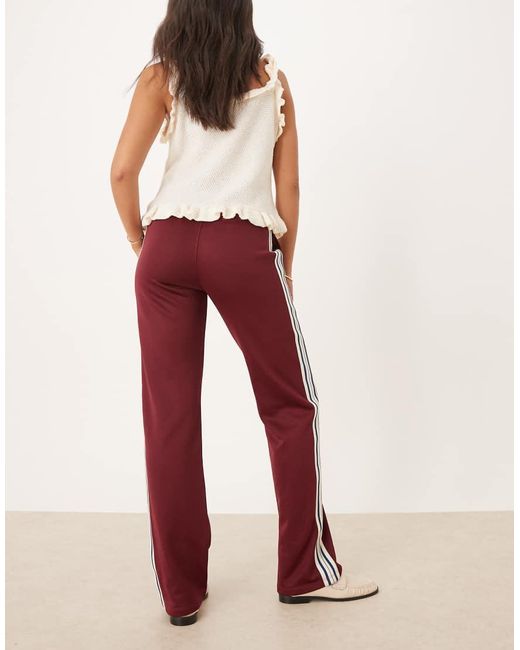 Calvin Klein Pink High Shine Track Pants