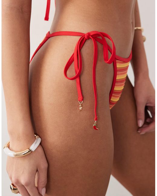 Bas Candypants en coloris Red