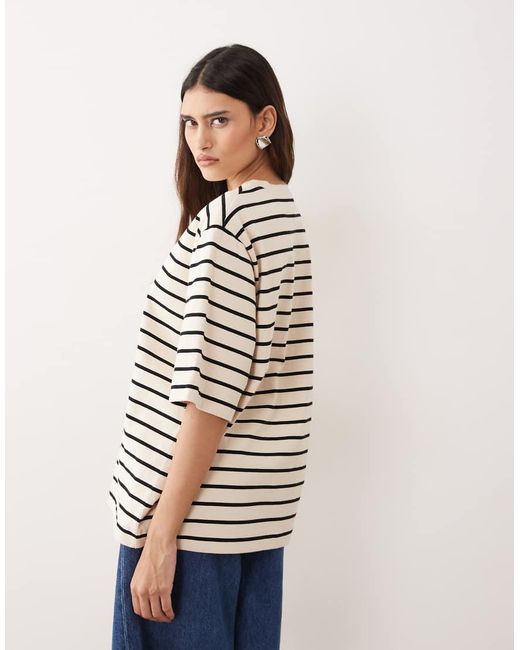 ARRANGE Blue Oversized Premium Heavy Weight T-shirt