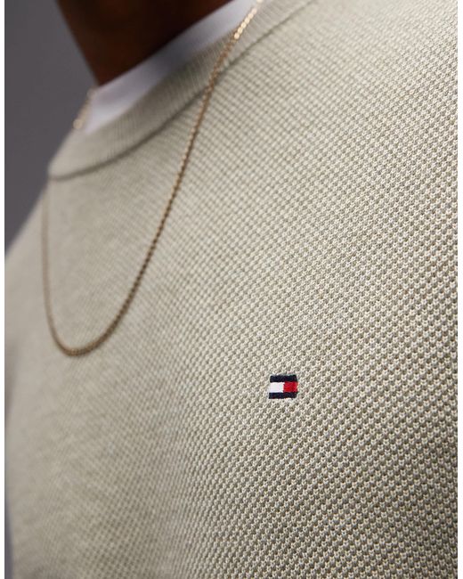 Tommy Hilfiger Gray Essential Structured Sweater for men