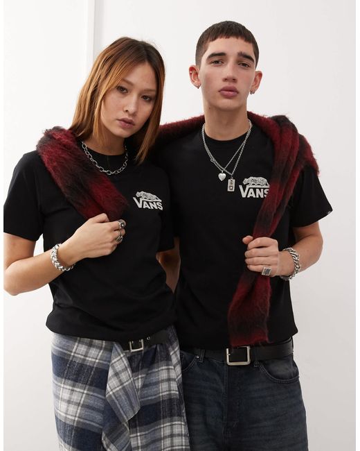Vans Black Sneaky Back Print T-Shirt