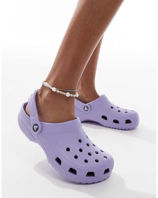 CROCSTM Purple Classic Clogs