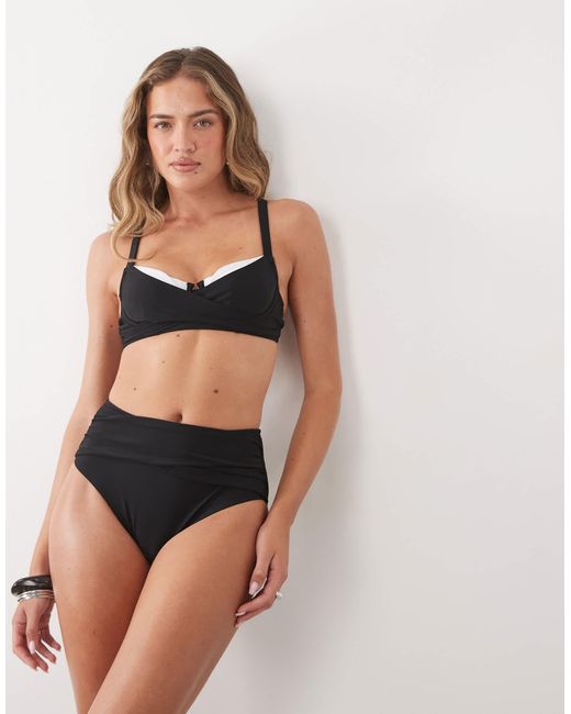 CUPSHE Black – bügel-bikini
