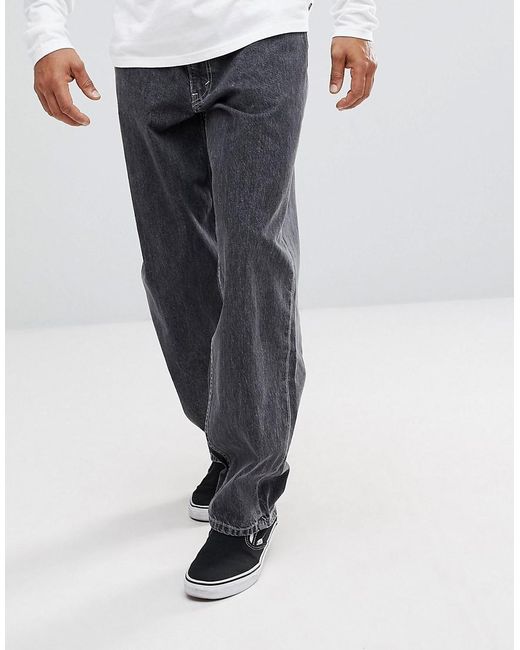 Denim Silvertab baggy Jeans Grey Wash 