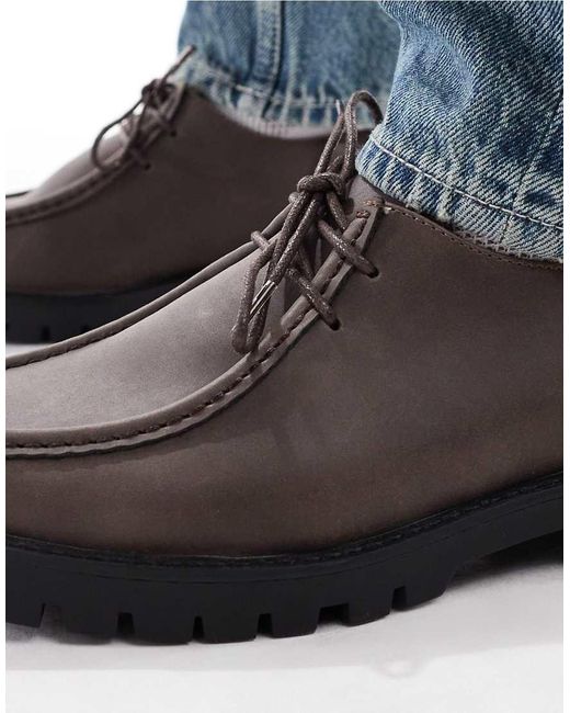 SEQWL Blue Lace Up Shoes for men