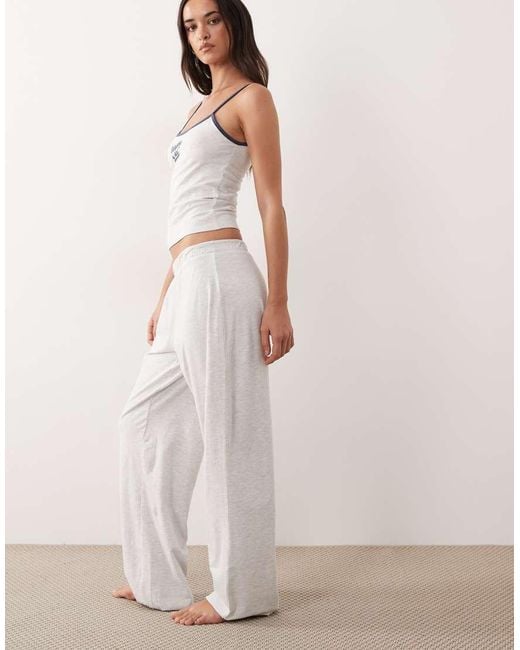 Cotton On White Dreamy Soft Pyjama Balloon Leg Trouser