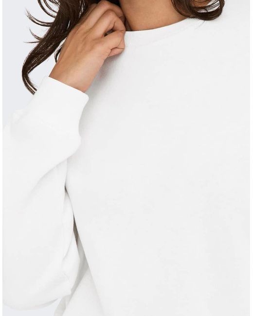 ONLY White Sweatshirts
