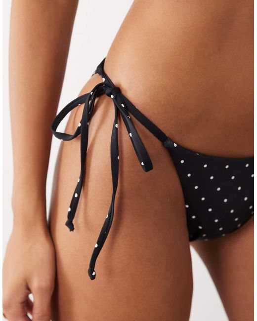 Gina Tricot Multicolor Mix And Match Tie Side Triangle Bikini Bottoms