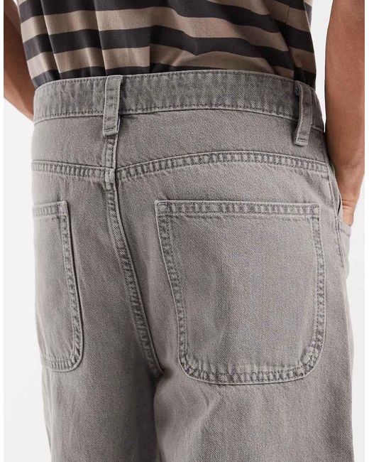 Conjunto De Vaqueros Holgados En Gris Lavado Claro ASOS de hombre de color Multicolor