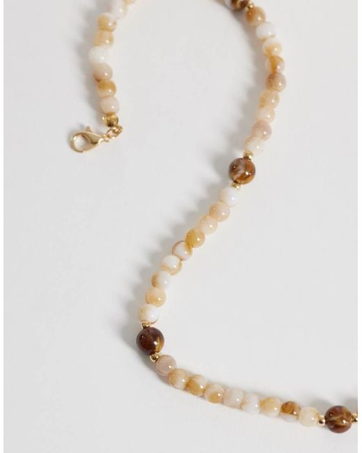 ONLY White Beaded Necklace