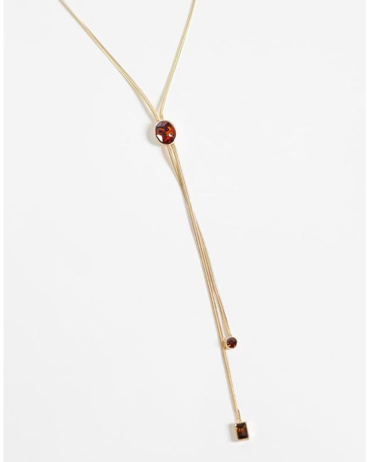 Mango White Layered Necklace