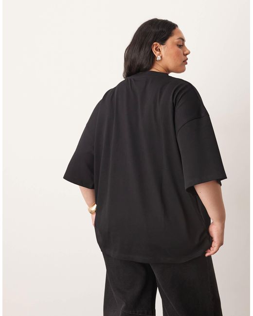 ARRANGE Black Curve – hochwertiges, schweres oversize-t-shirt