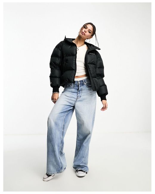 Black best sale converse coat