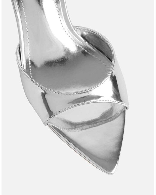 SIMMI Natural Jerez Peep Toe Heeled Sandals