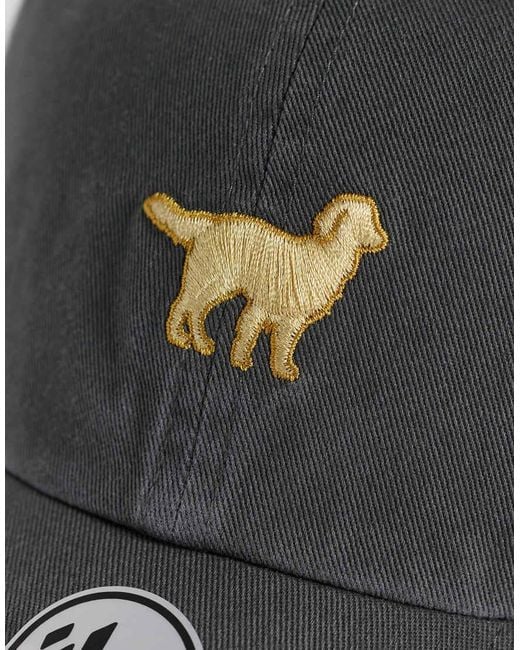 '47 Gray Dog Icon Base Runner Clean Up Cap